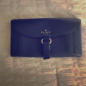 NWT Kate Spade Jamie Clarke street wallet navy